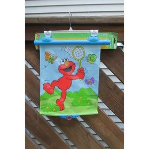 Munchkin Sesame Street Elmo Safety Sunblock Shade for car w/ HEAT ALERT SYSTEM